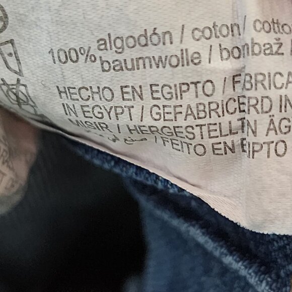 Pull & Bear Vintage Wash Rigid Denim Elastic Waist Paperbag Shorts - Picture 4 of 4